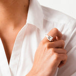 Pulley Ring - Silver Plated - R0054 MET-CXC-Renee Taylor Gallery