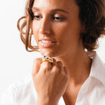Pulley Ring - Gold Plated - R0054 ORO-CXC-Renee Taylor Gallery