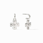 Canterbury Hoop & Charm Silver Earring - ER890S00-Julie Vos-Renee Taylor Gallery