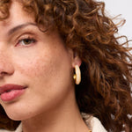 Carnaby Hoop Earrings-Palmetto Green - HP124GAJG-Julie Vos-Renee Taylor Gallery