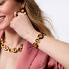 Carnaby Stone Bracelet-Tortoise shell - BL244GATS00-Julie Vos-Renee Taylor Gallery