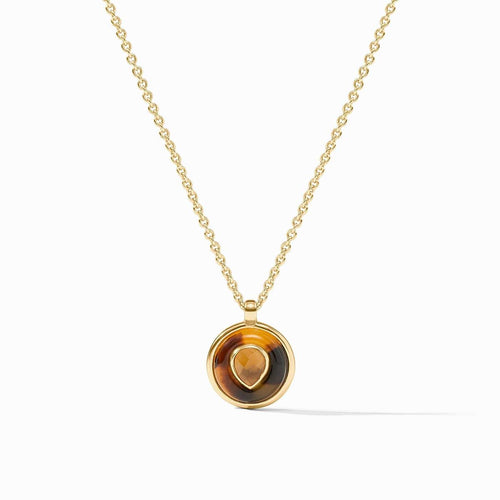 Carnaby Delicate Necklace-Tortoiseshell - N569GATS00-Julie Vos-Renee Taylor Gallery
