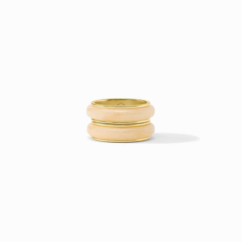 Carnaby Duet Ring-Ivory - R240GAIV-Julie Vos-Renee Taylor Gallery