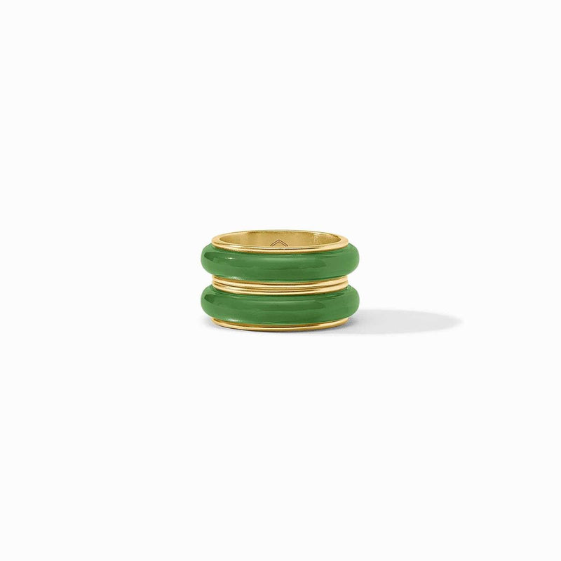 Carnaby Duet Ring-Palmetto Green - R240GAJG-Julie Vos-Renee Taylor Gallery