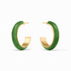 Carnaby Hoop Earrings-Palmetto Green - HP124GAJG-Julie Vos-Renee Taylor Gallery