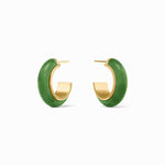 Carnaby Hoop Earrings-Palmetto Green - HP124GAJG-Julie Vos-Renee Taylor Gallery