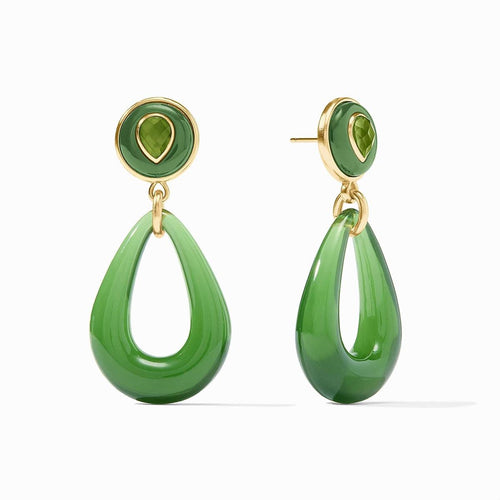 Carnaby Statement Earrings-Palmetto Green - ER1035GAJG00-Julie Vos-Renee Taylor Gallery