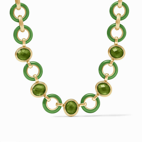 Carnaby Stone Necklace-Palmetto Green - N570GAJG00-Julie Vos-Renee Taylor Gallery
