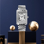 Carrée Lady’s Quartz Small Seconds Diamond Stainless Steel White Dial Watch – FC-235S2CD6B-Frederique Constant-Renee Taylor Gallery