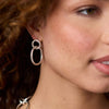 Catalina Link Earrings-Silver - ER945S00-Julie Vos-Renee Taylor Gallery