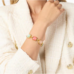 Catalina Stone Bracelet - Iridescent Aquamarine Blue-Julie Vos-Renee Taylor Gallery