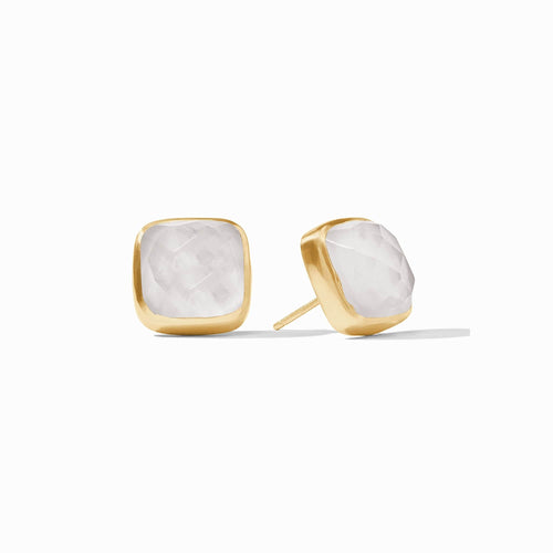 Catalina Iridescent Clear Crystal Stud Earrings - ER854GIRC00-Julie Vos-Renee Taylor Gallery