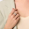 Catalina X Silver Ring - R238S00-Julie Vos-Renee Taylor Gallery
