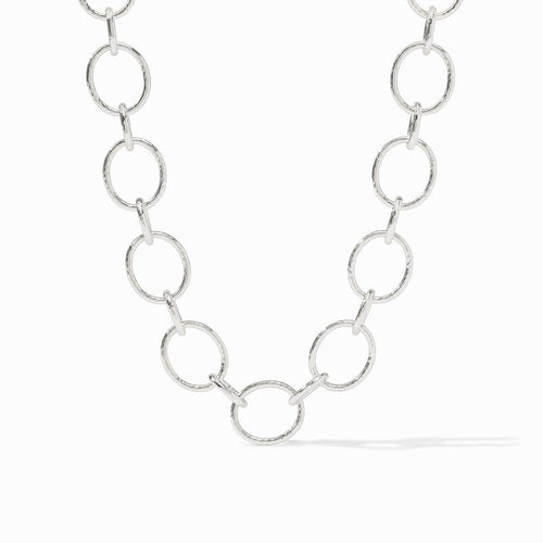 Catalina Light Link Necklace-Silver - N476S00-Julie Vos-Renee Taylor Gallery