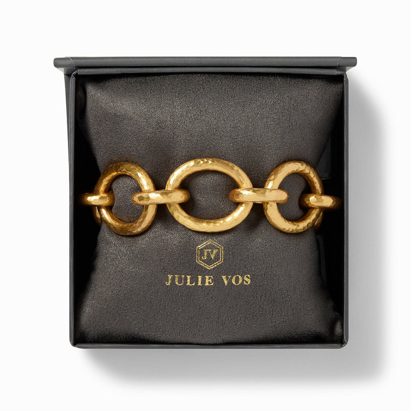 Catalina Gold Link Bracelet - BL126G00-Julie Vos-Renee Taylor Gallery