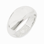 Catalina Statement Silver Hinge Bangle - BG312S00-Julie Vos-Renee Taylor Gallery
