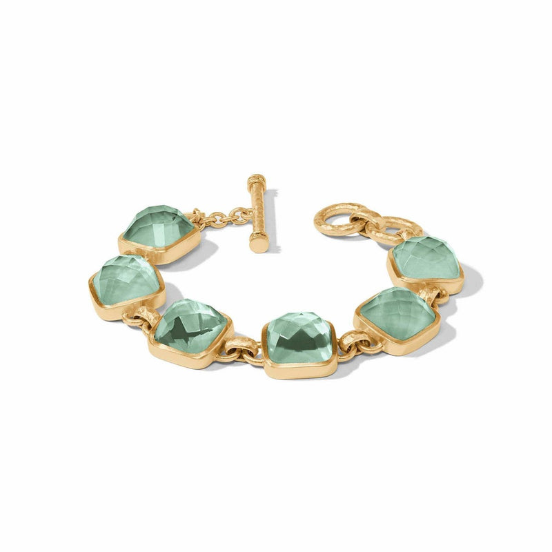 Catalina Stone Bracelet - Iridescent Aquamarine Blue-Julie Vos-Renee Taylor Gallery