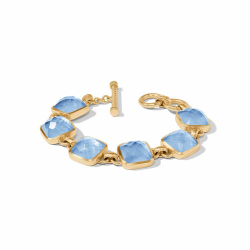 Catalina Stone Iridescent Chalcedony Blue Bracelet - BL202GICA00-Julie Vos-Renee Taylor Gallery