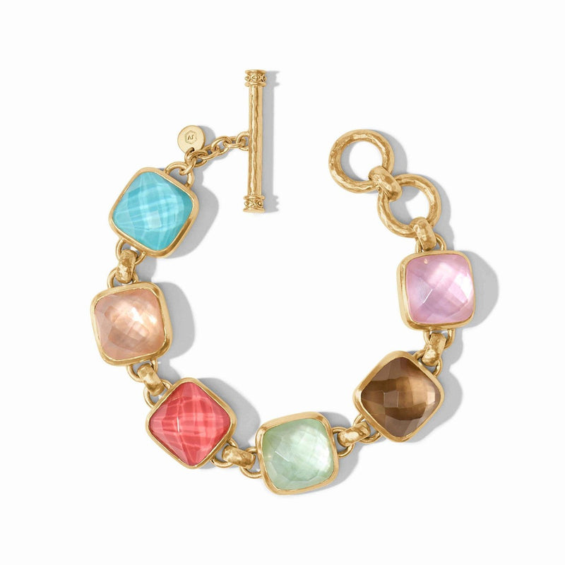 Catalina Stone Bracelet - Iridescent Aquamarine Blue-Julie Vos-Renee Taylor Gallery
