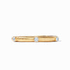 Catalina Stone Hinge Bangle - Iridescent Bahamian Blue-Julie Vos-Renee Taylor Gallery