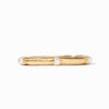Catalina Stone Hinge Bangle - Iridescent Bahamian Blue-Julie Vos-Renee Taylor Gallery