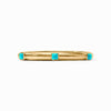 Catalina Hinge Bangle-Turquoise Blue - BG334GTQ00-Julie Vos-Renee Taylor Gallery