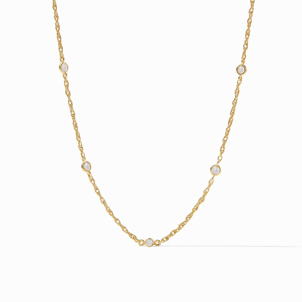 Celeste Delicate Station Necklace - N433GCZ00-Julie Vos-Renee Taylor Gallery