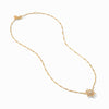 Celeste Solitaire Necklace - CZ/Pearl-Julie Vos-Renee Taylor Gallery