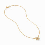 Celeste Solitaire Necklace - CZ/Pearl-Julie Vos-Renee Taylor Gallery