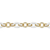 14K Yellow Gold Hollow Tube and White Oval Ceramic Link Chain Tennis Bracelet - TB4890-75Y4JCW-Gabriel & Co.-Renee Taylor Gallery