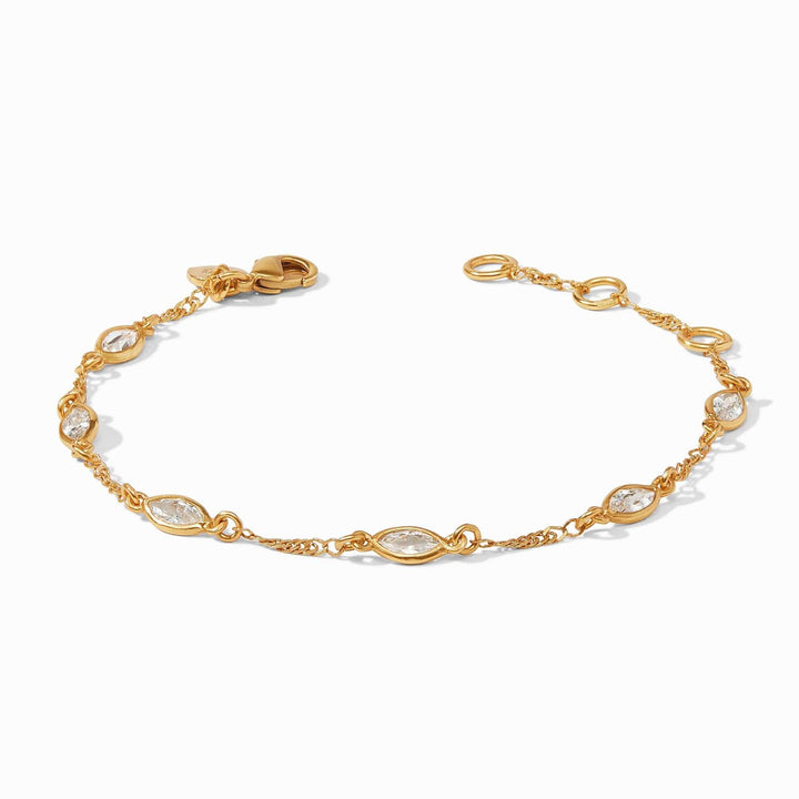 Charlotte Delicate Bracelet - Cubic Zirconia-Julie Vos-Renee Taylor Gallery