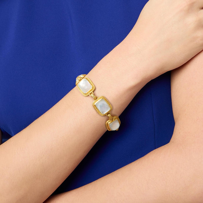 Cheval Stone Bracelet - Iridescent Emerald Green-Julie Vos-Renee Taylor Gallery