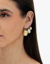 "Ciliegine" Gold Ball Drop Earrings With Diamonds Details - OS15-583-Nanis-Renee Taylor Gallery
