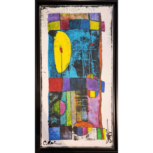 "City Scapes - White"-Colors Artworks-Renee Taylor Gallery