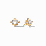 Clara Stud Earrings - Cubic Zirconia-Julie Vos-Renee Taylor Gallery