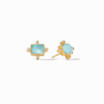 Clara Stud Earrings - Cubic Zirconia-Julie Vos-Renee Taylor Gallery