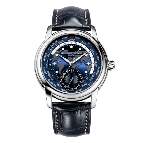 Classic Worldtimer - FC-718NWM4H6-Frederique Constant-Renee Taylor Gallery