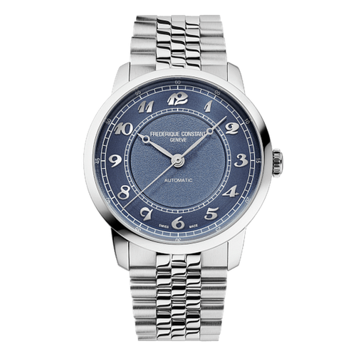 Classics Premiere Men’s Automatic Stainless Steel Blue Dial Watch – FC-301BL3B6B-Frederique Constant-Renee Taylor Gallery