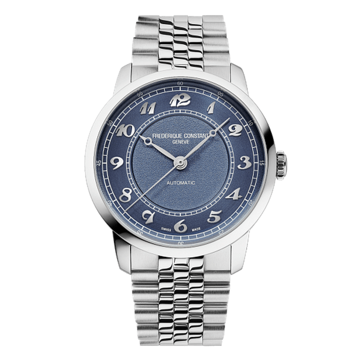 Classics Premiere Men’s Automatic Stainless Steel Blue Dial Watch – FC-301BL3B6B-Frederique Constant-Renee Taylor Gallery