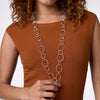 Colette Smooth Silver Necklace - N599S00-Julie Vos-Renee Taylor Gallery