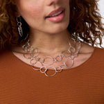Colette Smooth Silver Necklace - N599S00-Julie Vos-Renee Taylor Gallery