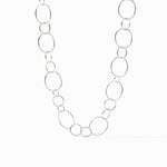 Colette Smooth Silver Necklace - N599S00-Julie Vos-Renee Taylor Gallery