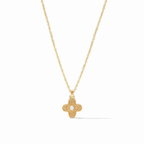 Malta Corinth Delicate Necklace - Pearl-Julie Vos-Renee Taylor Gallery