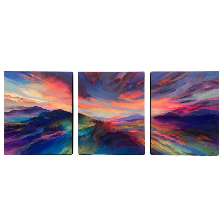 "Crescendo" Triptych-Karen Kohtz-Renee Taylor Gallery
