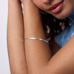 Crescent Stone Bangle-Turquoise Blue - BG193STQ-Julie Vos-Renee Taylor Gallery