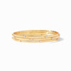Crescent Stone Bangle - Cubic Zirconia-Julie Vos-Renee Taylor Gallery