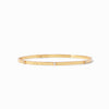 Crescent Stone Bangle - Cubic Zirconia-Julie Vos-Renee Taylor Gallery