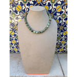 African Turquoise Single Strand Necklace-Carol Kahn-Renee Taylor Gallery