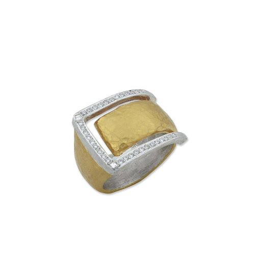 Deck Ring with Diamond by Lika Behar