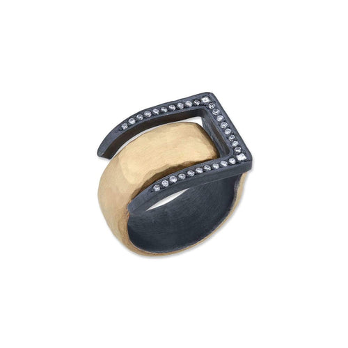 Deck Ring with Diamond by Lika Behar